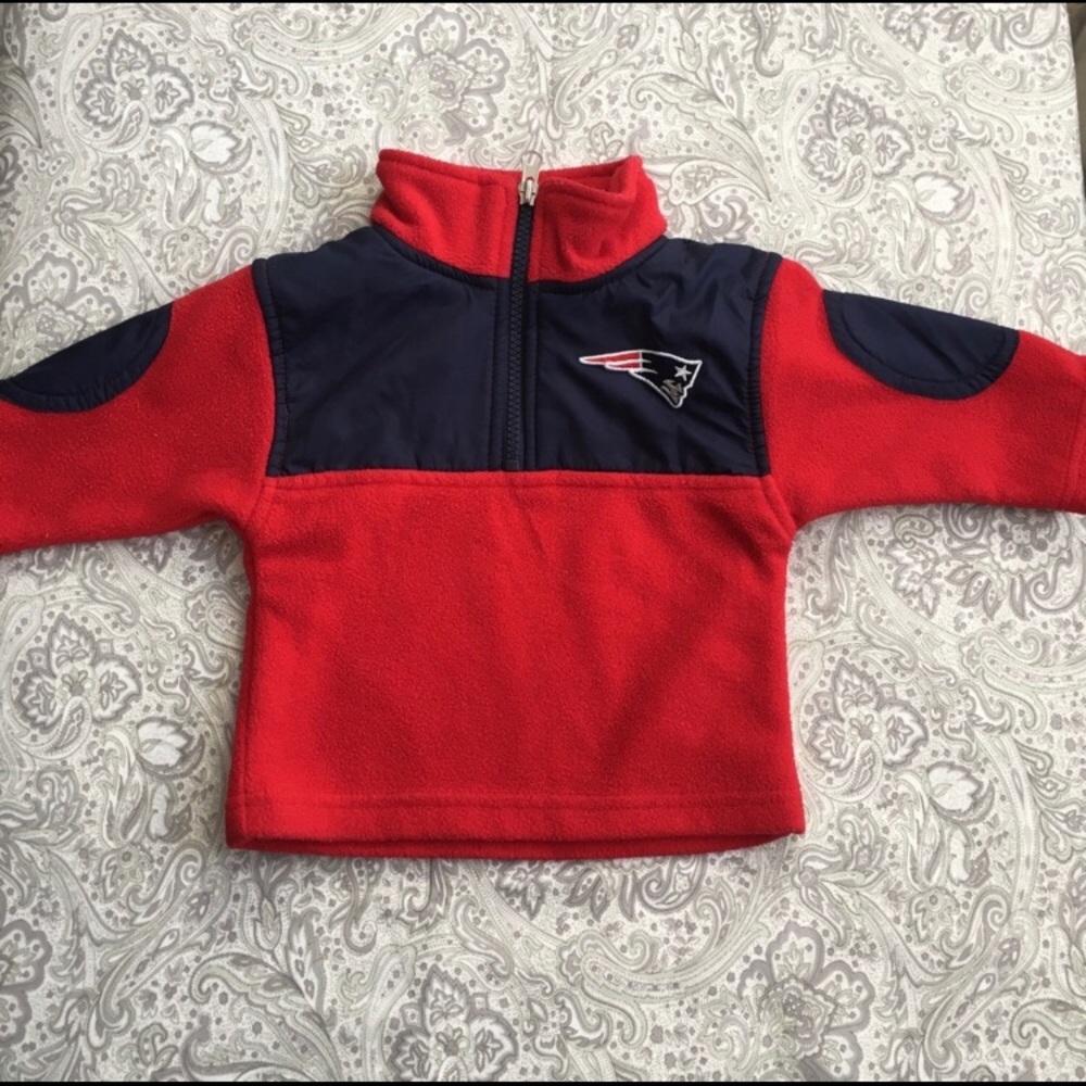 New England Patriots 1/2 Zip Pullover - 9M